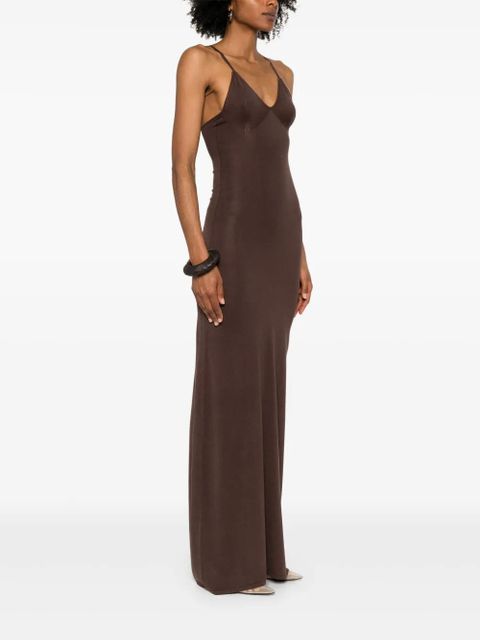 Aya Muse knitted maxi dress - Brown - zdjęcie produktu nr 2