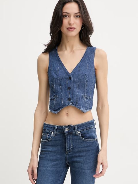 Liu Jo kamizelka damska jeansowa - zdjęcie produktu nr 2