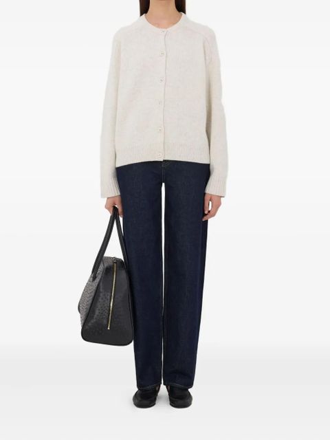 LouLou de Saison Aidar Lds ribbed cardigan - Grey - zdjęcie produktu nr 2