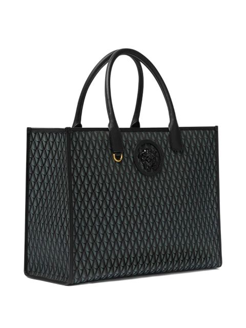 Versace monogram tote bag - Black - zdjęcie produktu nr 2