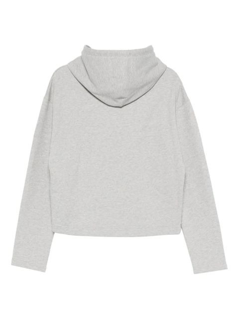 AMI Paris drawstring embroidered hoodie - Grey - zdjęcie produktu nr 2