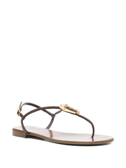 Giuseppe Zanotti leather sandals - Brown