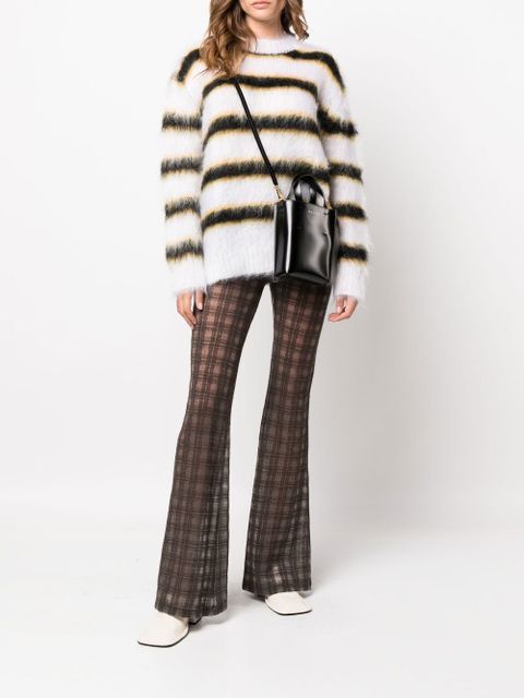 Marni Museo Nano leather tote bag - Black