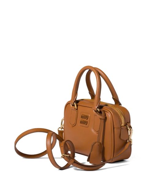 Miu Miu Arcadie leather bag - Brown