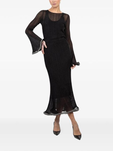 Simkhai ruffled midi skirt - Black - zdjęcie produktu nr 2