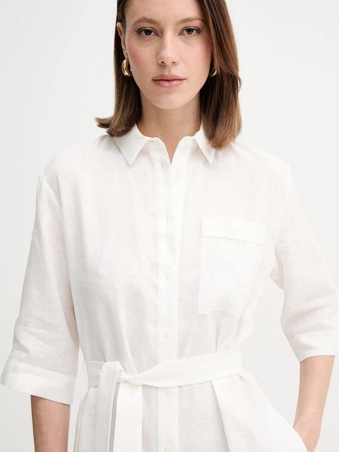 MM by Max Mara sukienka lniana - zdjęcie produktu nr 2