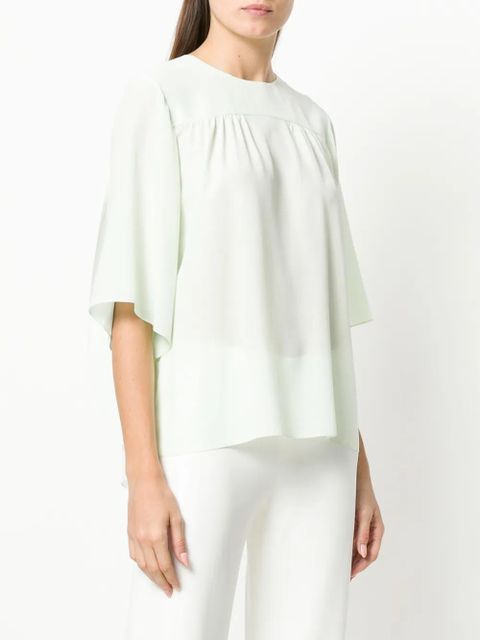 Chloé fluid trapeze blouse - Green