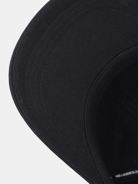 Karl Lagerfeld czapka z daszkiem bawełniana IKON