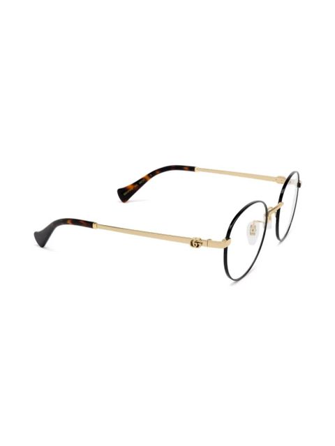 Gucci Eyewear round-frame glasses - Black - zdjęcie produktu nr 2