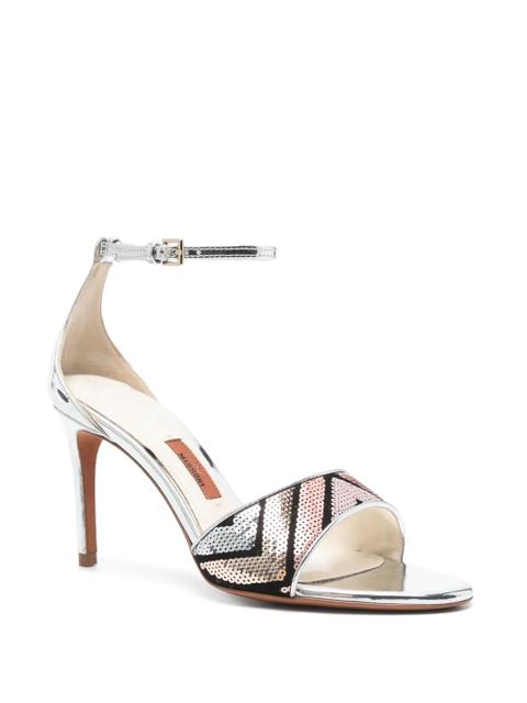 Missoni 80mm sequinned sandals - Silver - zdjęcie produktu nr 2