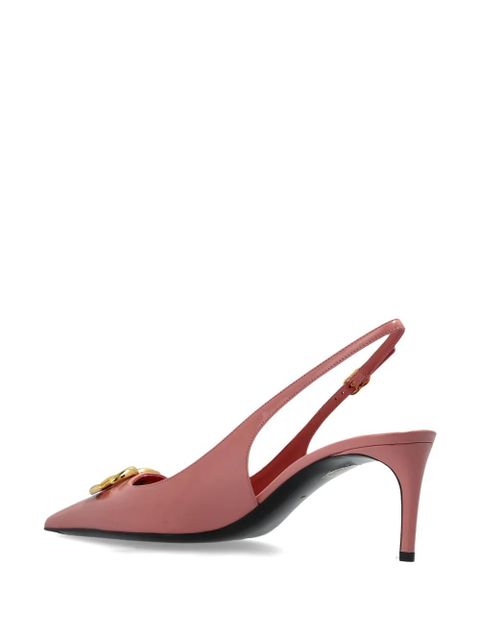 Dolce & Gabbana 75mm Lollo slingback pumps - Pink - zdjęcie produktu nr 2
