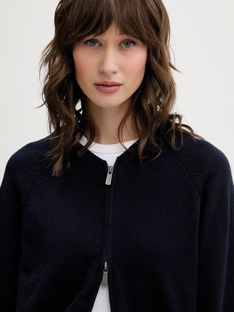 Dickies kardigan damski kolor granatowy lekki DK0A87OZ