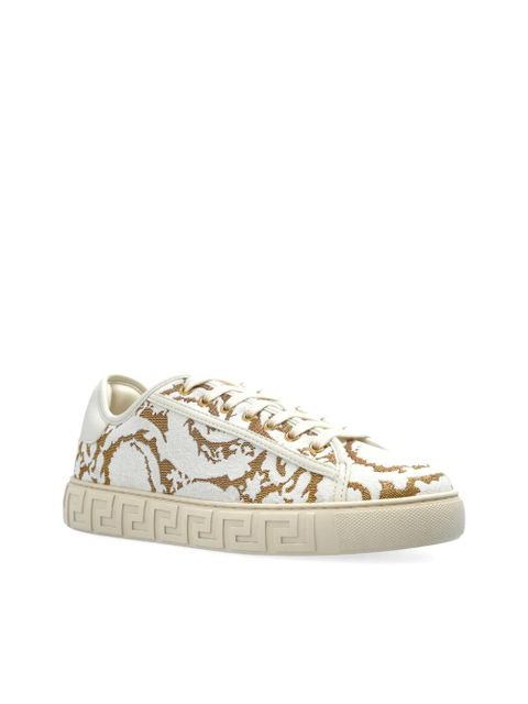 Versace Barocco-jacquard sneakers - White - zdjęcie produktu nr 2