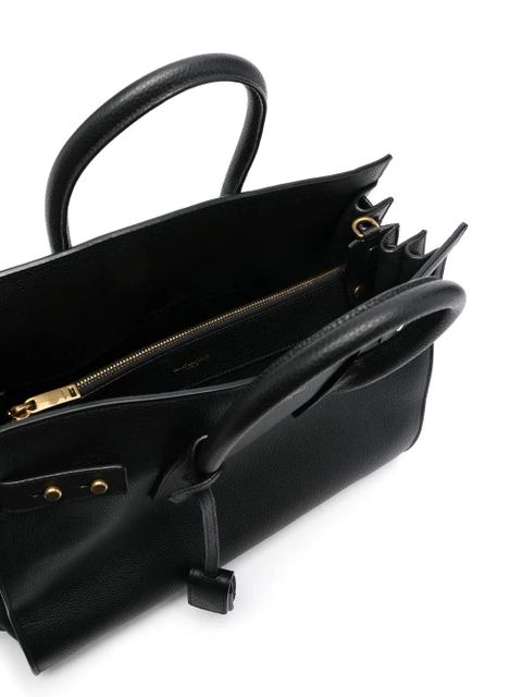 Saint Laurent Sac de Jour grained tote bag - Black
