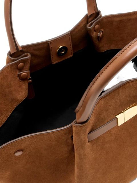 DeMellier midi The New York top handle tote bag - Brown