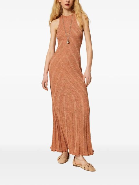 TWINSET lurex-detail maxi dress - Pink - zdjęcie produktu nr 2