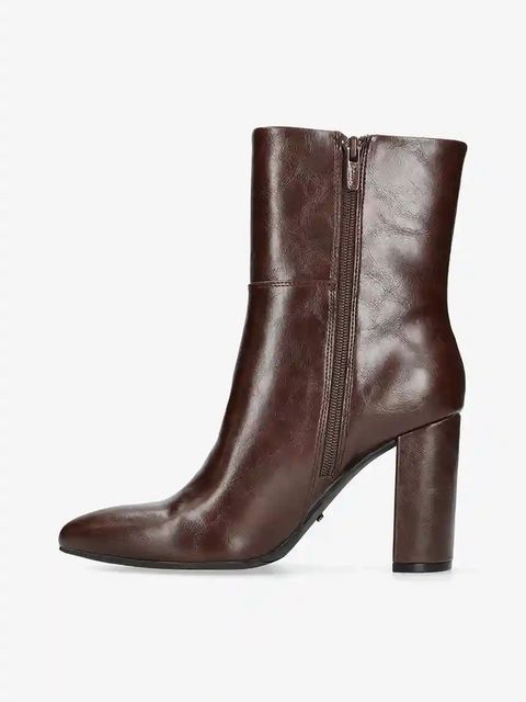 Mexx botki KIANNA INDY damskie kolor bordowy na słupku MI001700253W