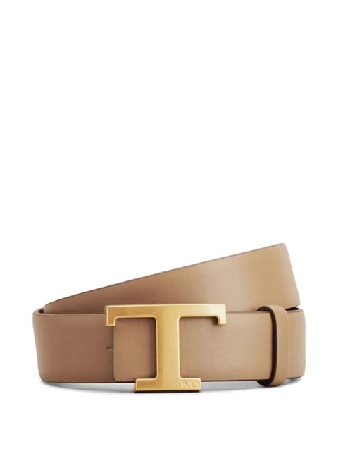 Tod's T-buckle reversible belt - Neutrals - zdjęcie produktu nr 1