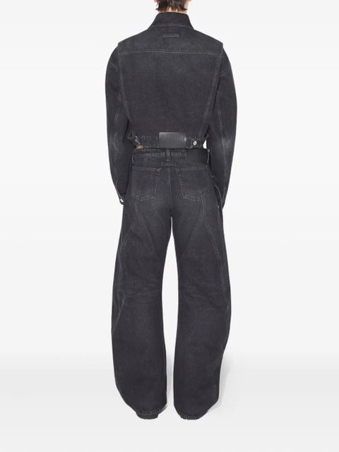 Jean Paul Gaultier strap detail trousers - Black