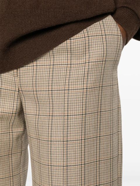 TOTEME windowpane-check tailored trousers - Neutrals