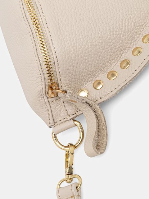 Answear.LAB torebka skórzana kolor beżowy