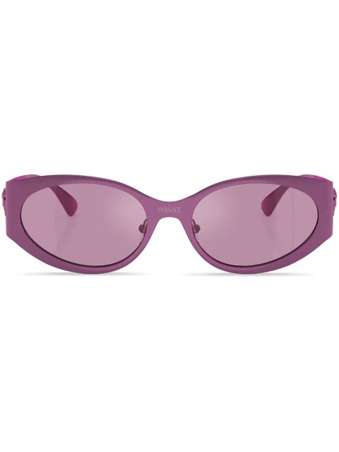 Versace Eyewear Medusa oval-frame sunglasses - Pink - zdjęcie produktu nr 1