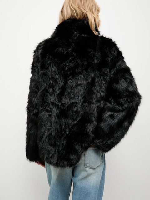 Answear.LAB płaszcz kolor czarny