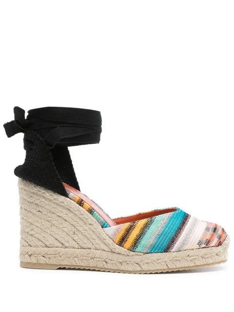 Missoni 90mm striped espadrilles - Neutrals - zdjęcie produktu nr 1