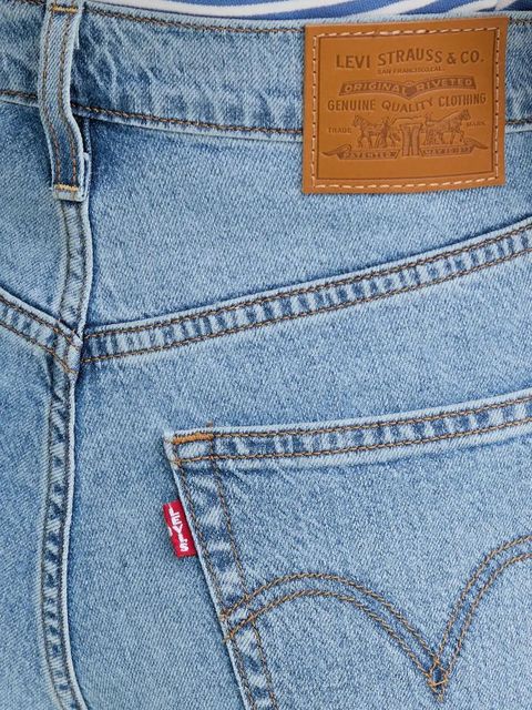 Levi's jeansy RIBCAGE STRAIGHT ANKLE damskie high waist - zdjęcie produktu nr 2