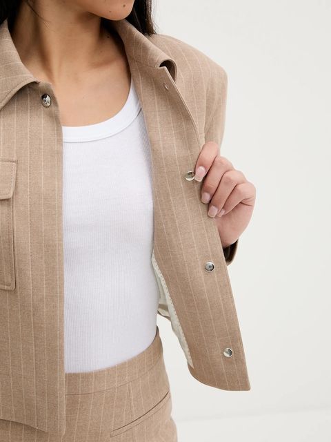 HUGO kurtka Alero kolor beżowy przejściowa 50542658