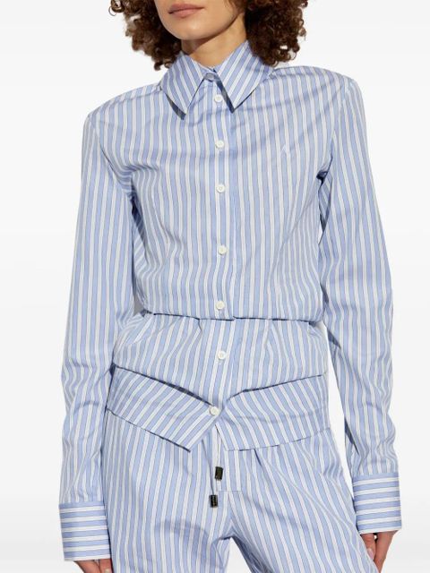 The Attico striped shirt - Blue