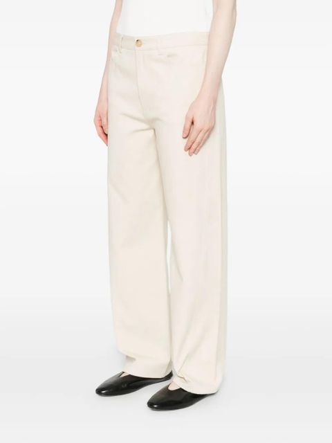 TOTEME organic cotton trousers - Neutrals - zdjęcie produktu nr 2