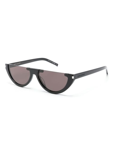 Saint Laurent Eyewear Half Moon tinted-lenses sunglasses - Black - zdjęcie produktu nr 2