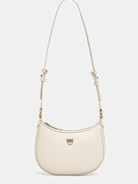 Pinko torebka skórzana kolor beżowy 103538 A0F1