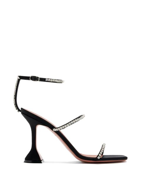 Amina Muaddi 95mm Gilda sandals - Black - zdjęcie produktu nr 1