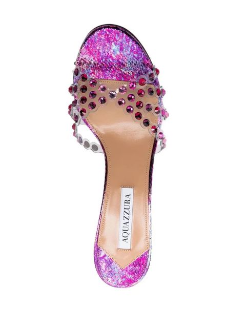 Aquazzura Tequila 75mm mules - Pink