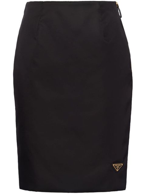 Prada Re-Nylon pencil skirt - Black - zdjęcie produktu nr 1