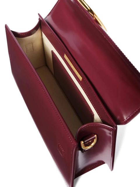 Jacquemus The Large Bambino gold-tone handle tote bag - Red