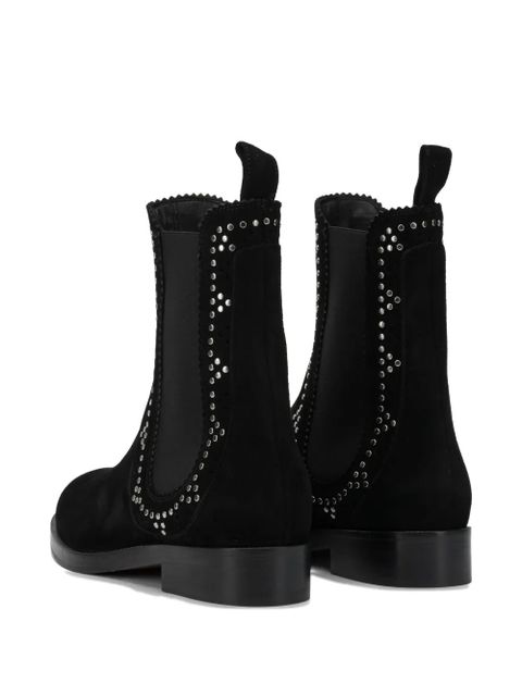 Aquazzura Skye studded boots - Black