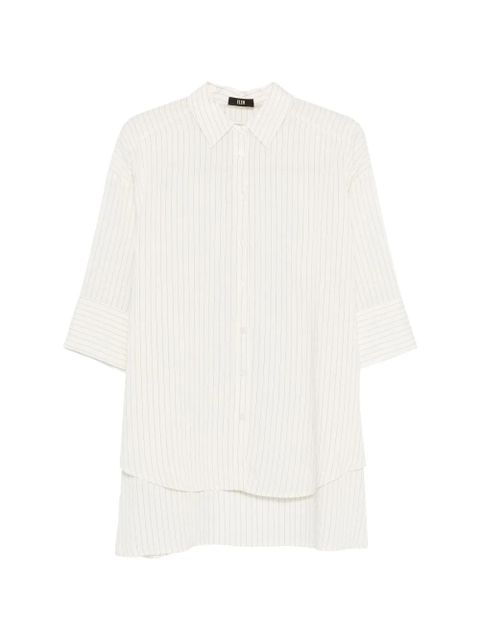 Eleh striped layer shirt - Neutrals - zdjęcie produktu nr 1