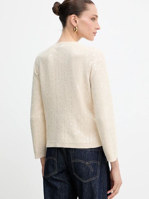 Marella kardigan damski kolor beżowy 2523346094200