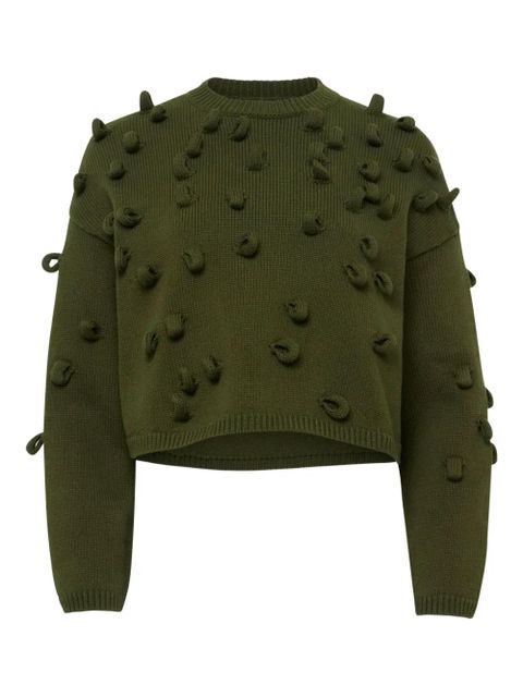 JW Anderson textured jumper - Green - zdjęcie produktu nr 1