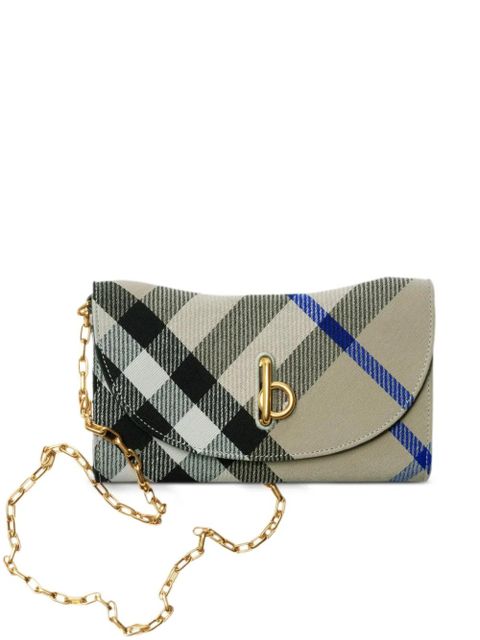 Burberry Rocking Horse Wallet On Chain - Burberry - Synthetic - Neutral - Neutrals - zdjęcie produktu nr 2
