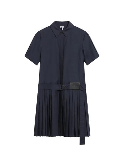 LOEWE pleated mini dress - Blue - zdjęcie produktu nr 1