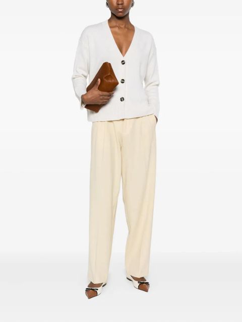 SOLOTRE V-neck cardigan - White