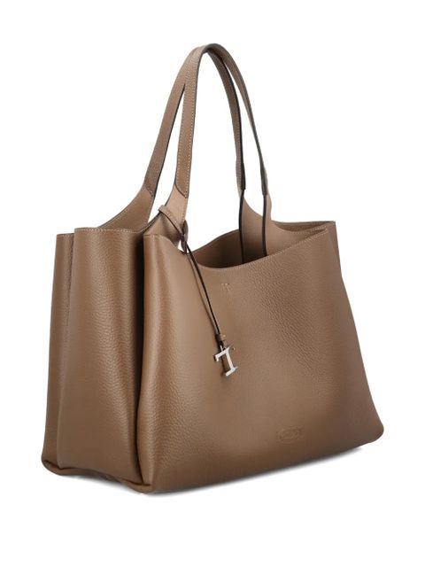 Tod's medium leather tote bag - Brown - zdjęcie produktu nr 2