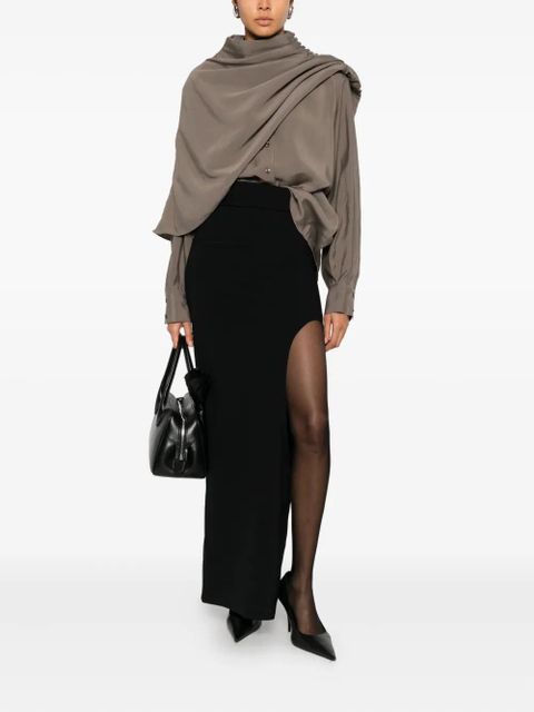 Magda Butrym classic button shirt - Grey