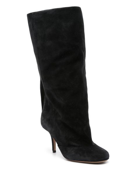 Paris Texas 85mm suede boots - Black - zdjęcie produktu nr 2