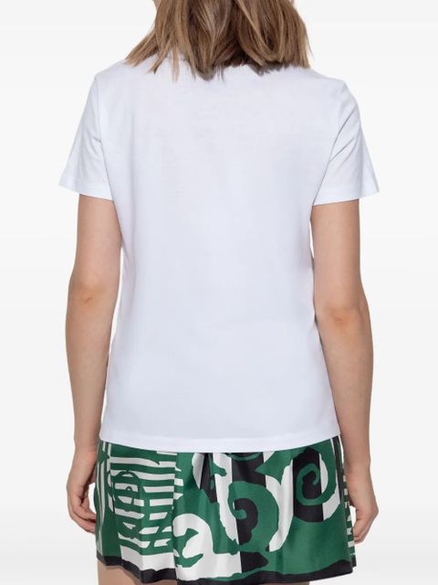 Max Mara logo-print Calcio t-shirt - White