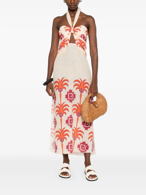 Johanna Ortiz Water Adventure maxi dress - Neutrals - zdjęcie produktu nr 2